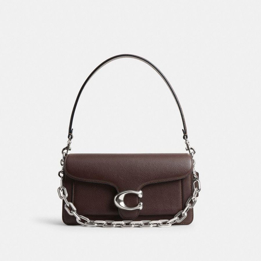 COACH® Link Chain Strap Women Charms Silver | PTDX30174