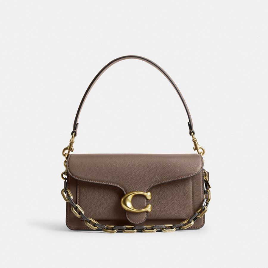 COACH® Link Chain Strap Women Charms Silver | PTDX30174