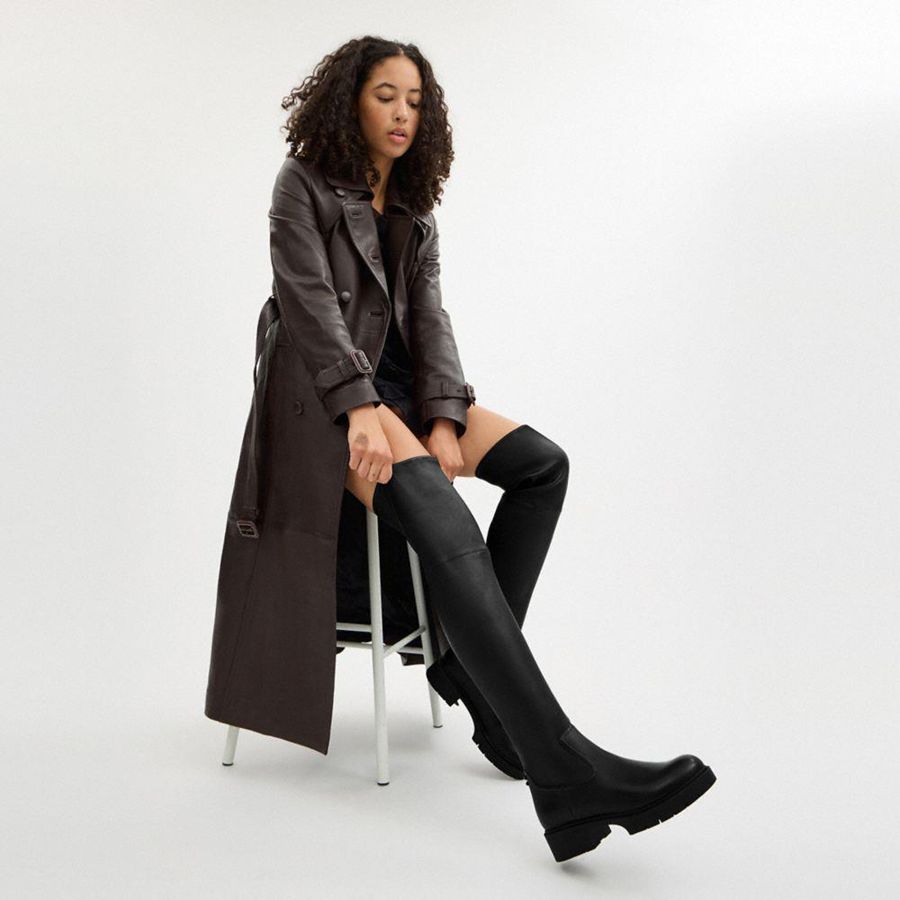 COACH® Lisa Women Boots Black | WEJR61890