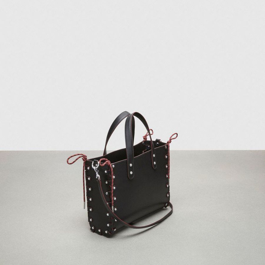 COACH® Medium Re Laceable In Coachtopia Leather Men Tote Bags Black | TAUW93680
