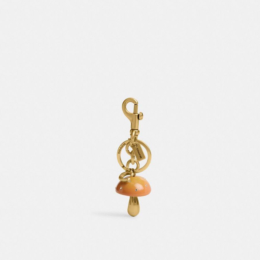 COACH® Mushroom Bag Women Charms Gold | YTSO59368