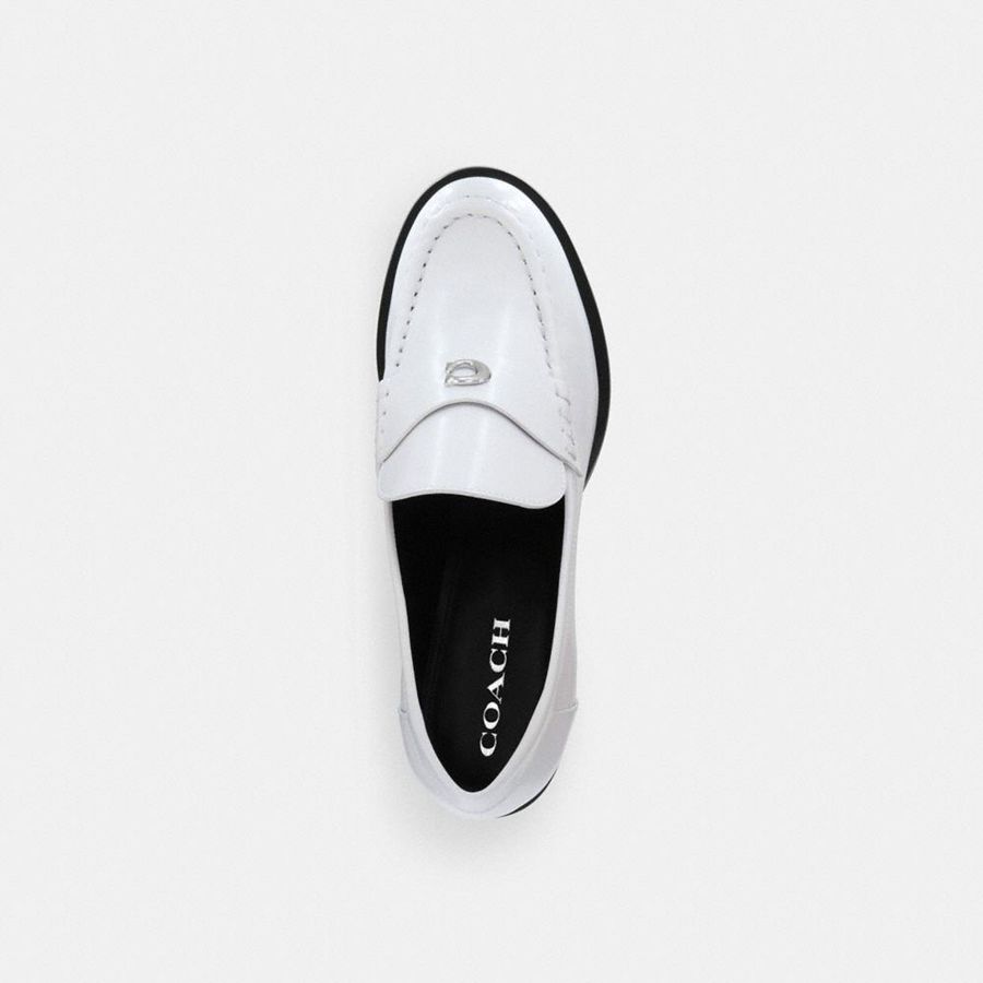 COACH® Natalie Women Loafers White | NFSO23178