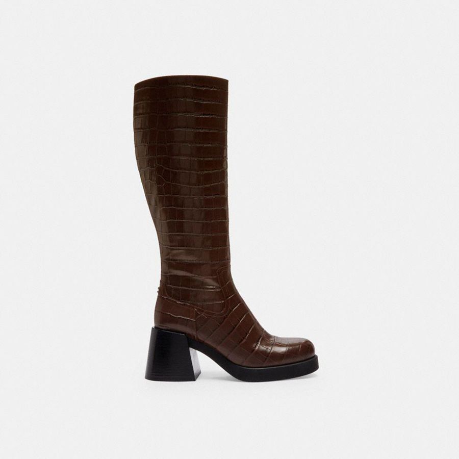 COACH® Natasha Women Boots Brown | IJSU09547