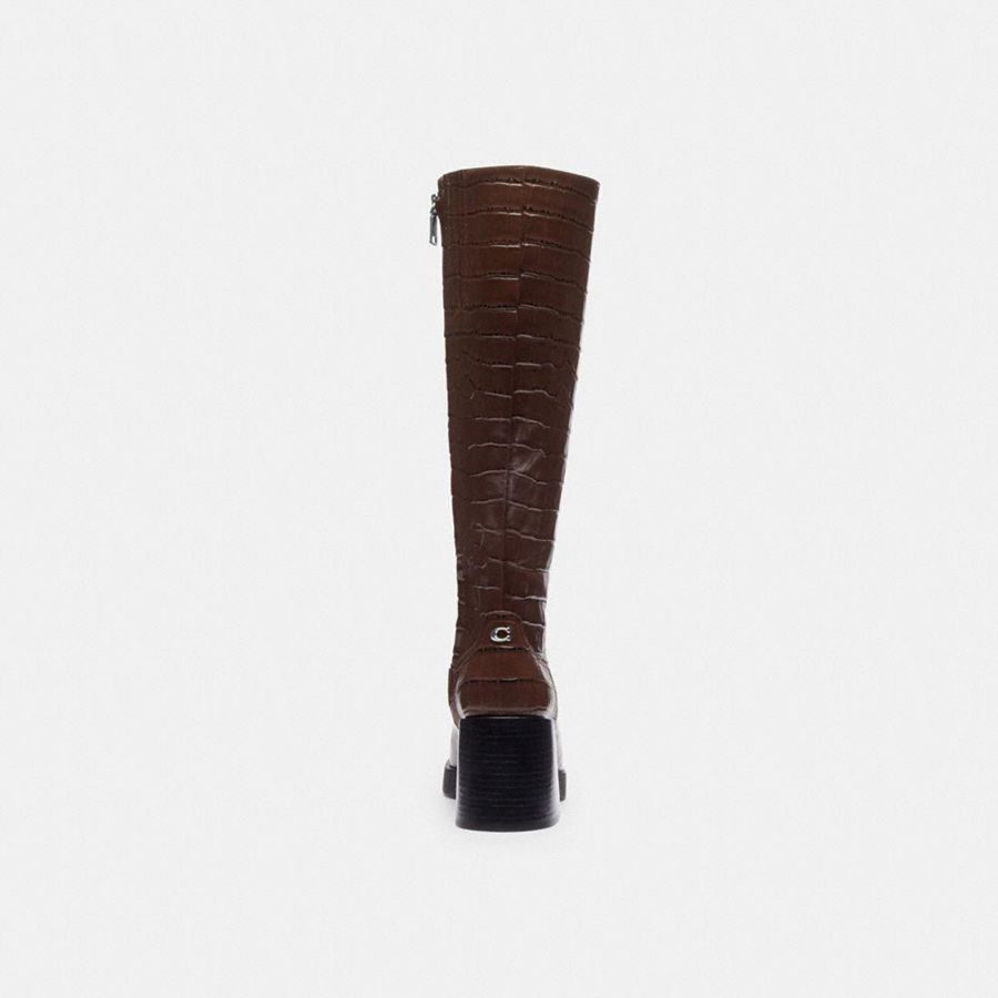 COACH® Natasha Women Boots Brown | IJSU09547