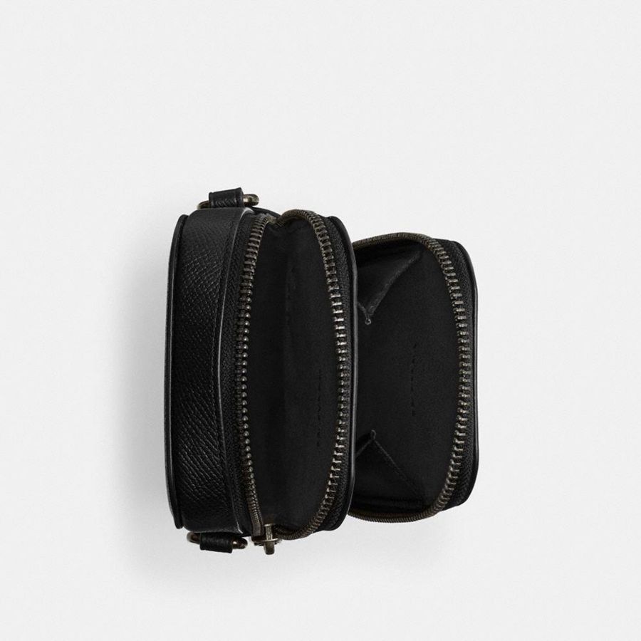 COACH® Phone Women Crossbody Bag Black | OJZX02658