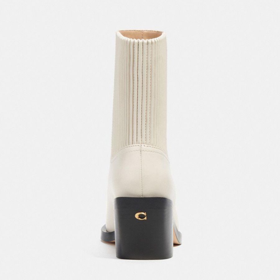 COACH® Prestynie Women Boots White | RPOU12084