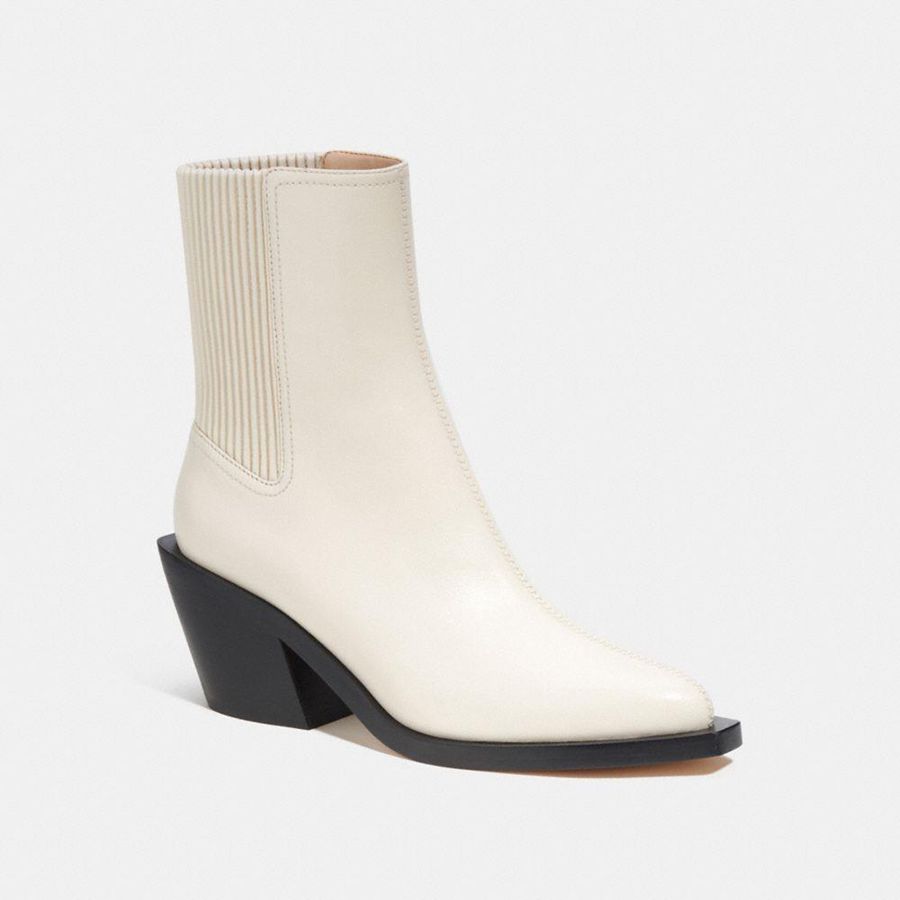 COACH® Prestynie Women Boots White | RPOU12084