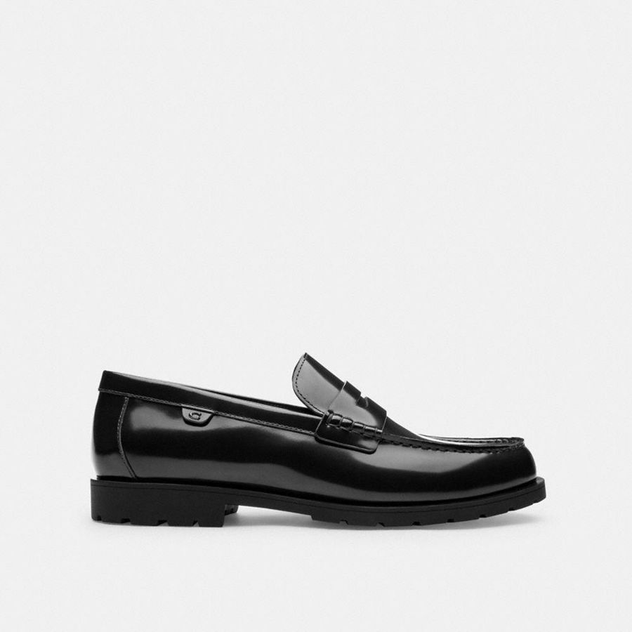 COACH® Reagan Men Loafers Black | WBXI04269