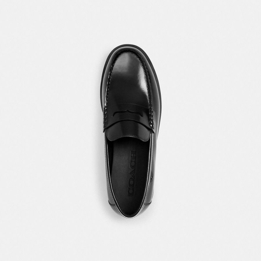 COACH® Reagan Men Loafers Black | WBXI04269