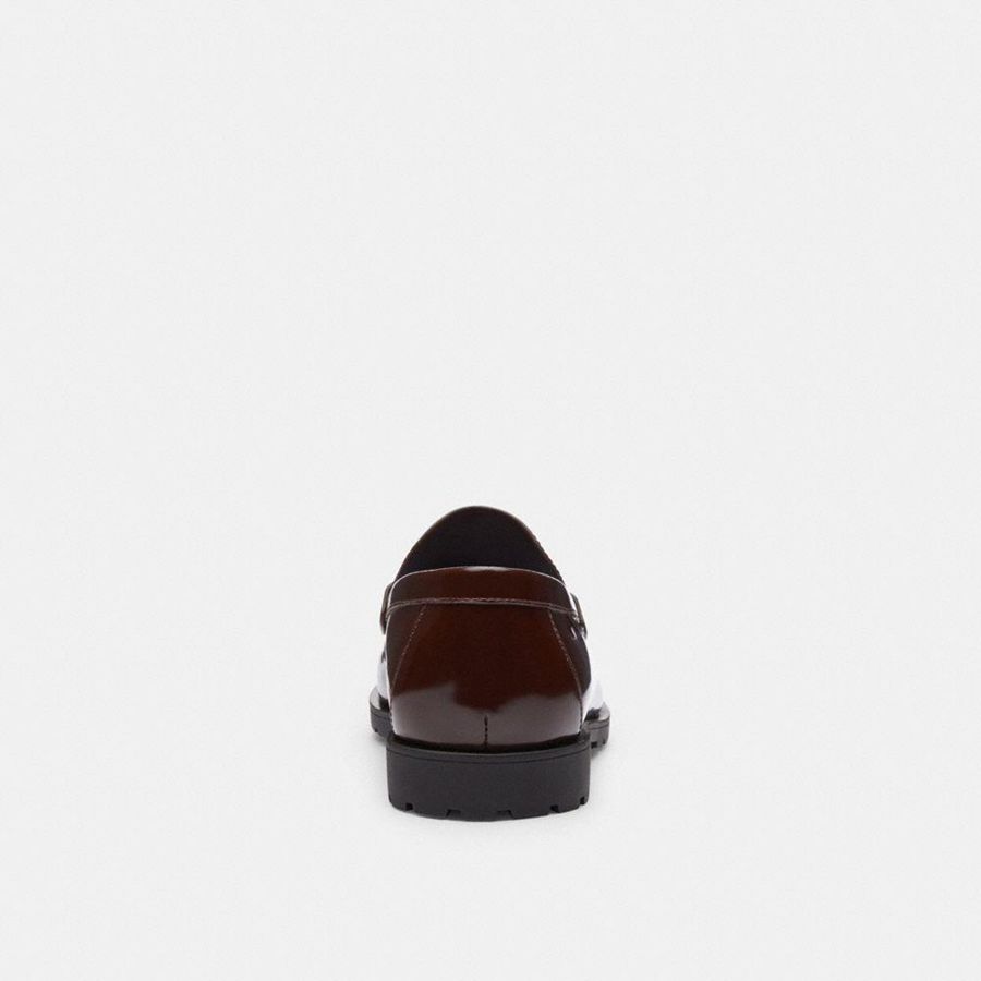 COACH® Reagan Men Loafers Brown | NTPO39167