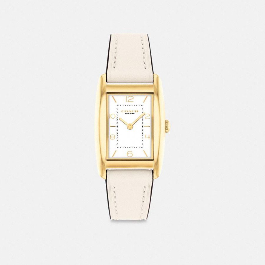 COACH® Reese, 24 Mm X 35 Mm Women Watches White | BQHW45730