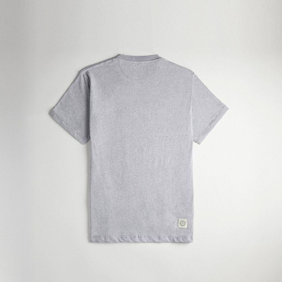 COACH® Relaxed With Flower Pot Print Women T-Shirt Grey | UCSN27430