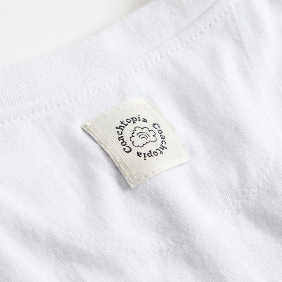 COACH® Relaxed With This Is Coachtopia Print Men T-Shirt White | LKUJ57982