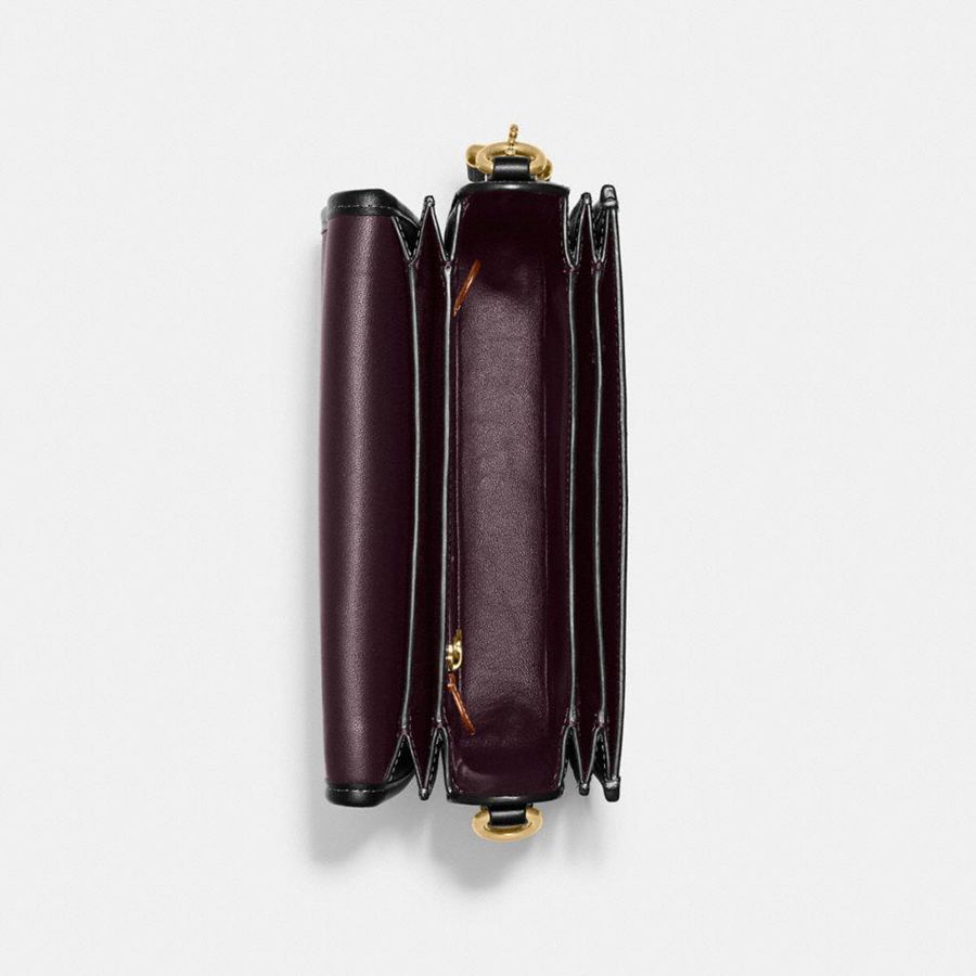 COACH® Rogue Top Handle In Colorblock Women Tote Bags Black | DVOY43750