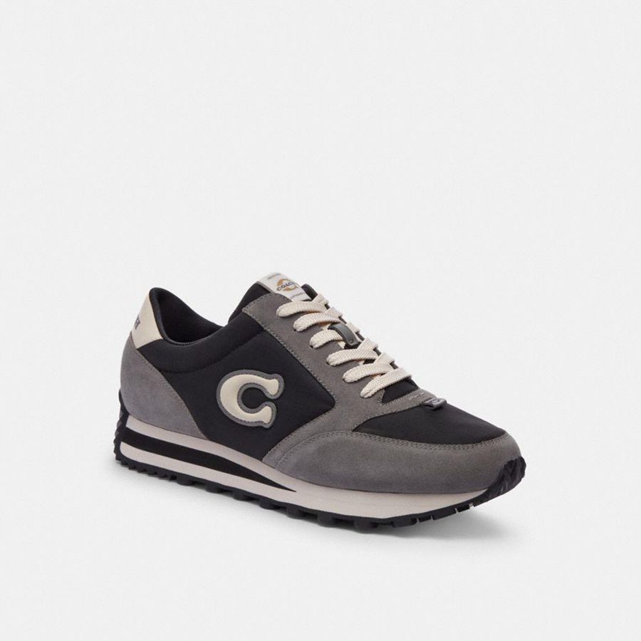 COACH® Runner Men Sneakers Black | CBVZ79538