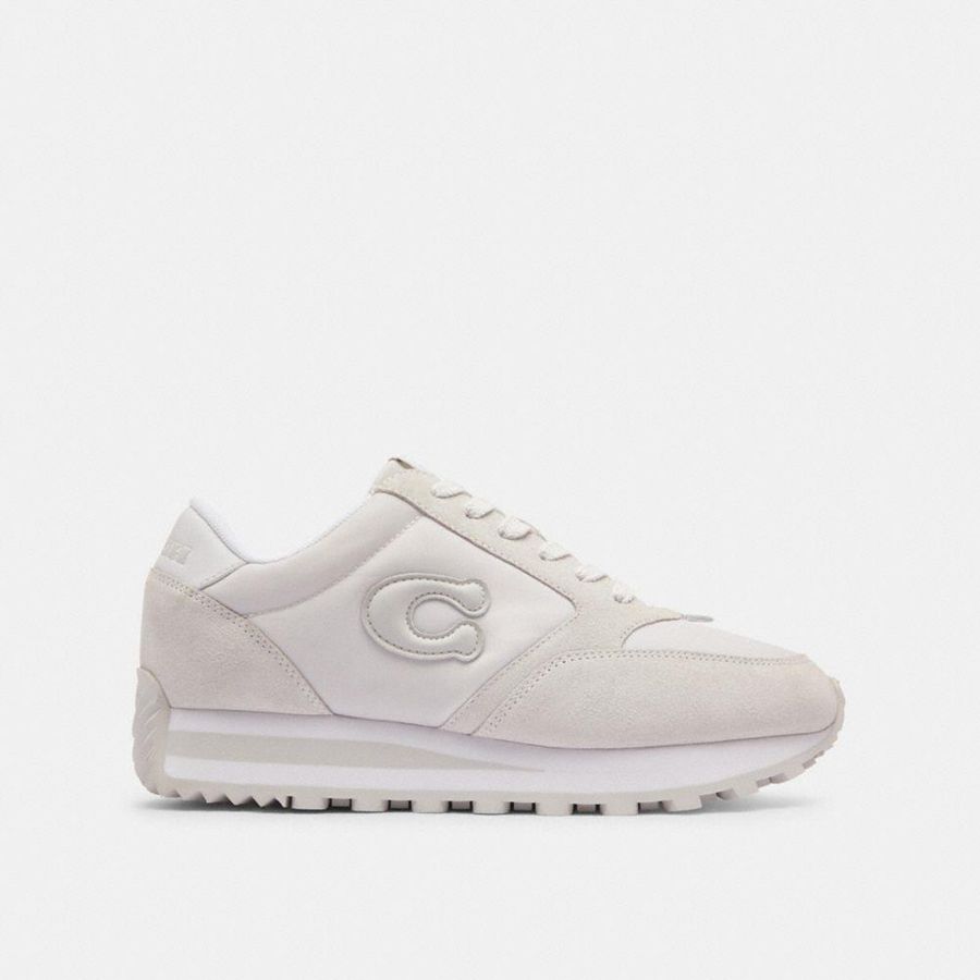 COACH® Runner Men Sneakers White | FDOY25341