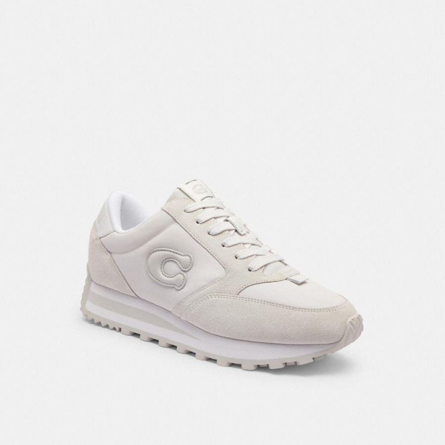 COACH® Runner Men Sneakers White | FDOY25341