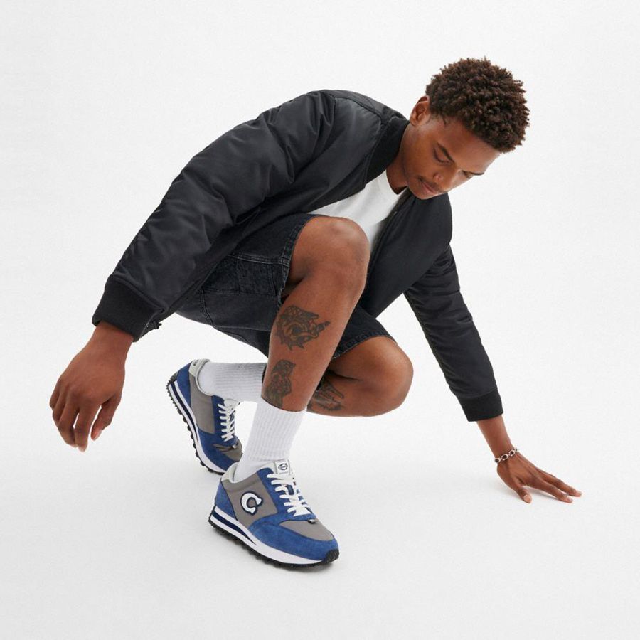 COACH® Runner Women Sneakers Blue | AGJP68549