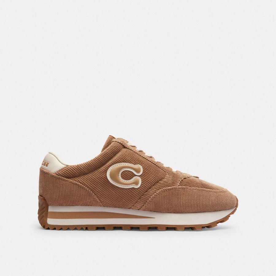 COACH® Runner Women Sneakers Brown | CGPS61347