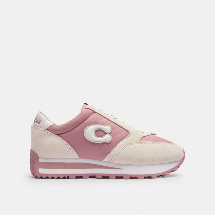 COACH® Runner Women Sneakers Pink | CJNL58741