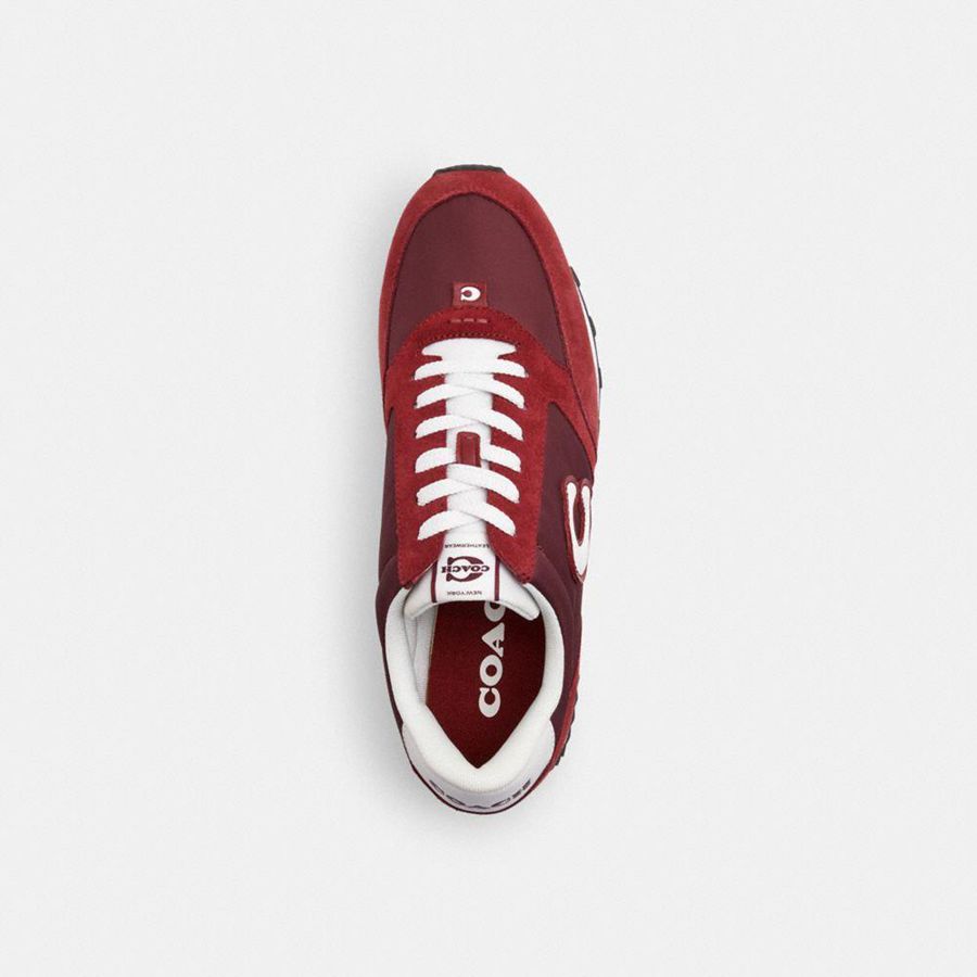 COACH® Runner Women Sneakers Red | BHAV56027