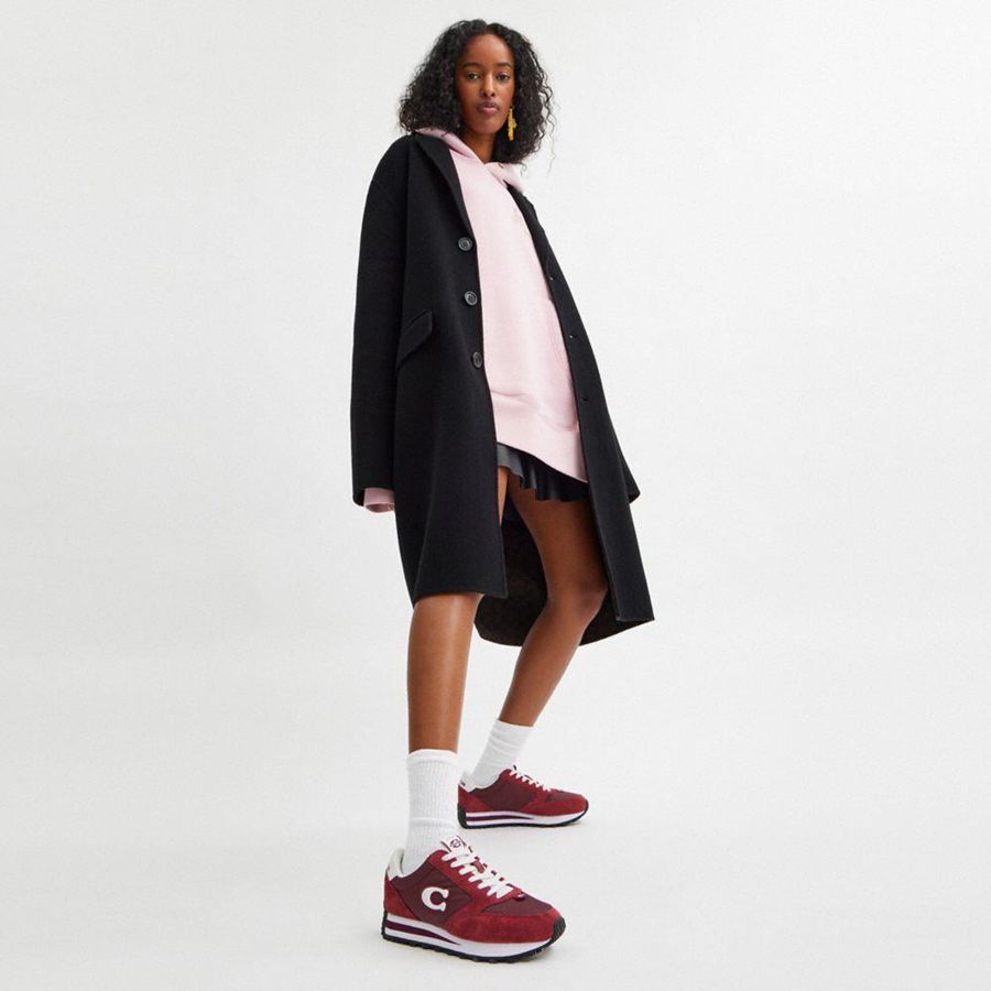 COACH® Runner Women Sneakers Red | QRDH82093