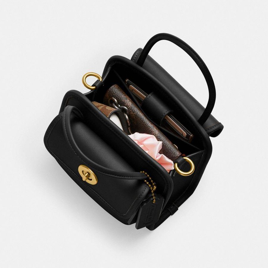 COACH® Safari Women Crossbody Bag Black | BXVU49835