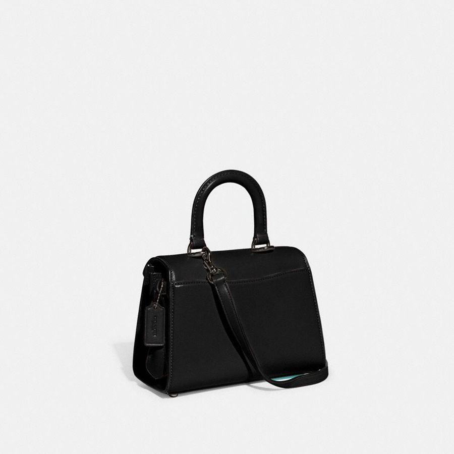 COACH® Sammy Top Handle 21 Women Tote Bags Black | RZYN49612