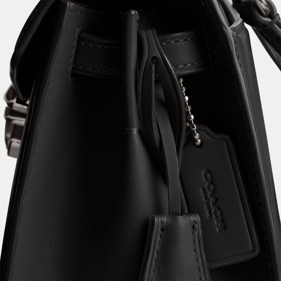 COACH® Sammy Top Handle 21 Women Tote Bags Black | RZYN49612