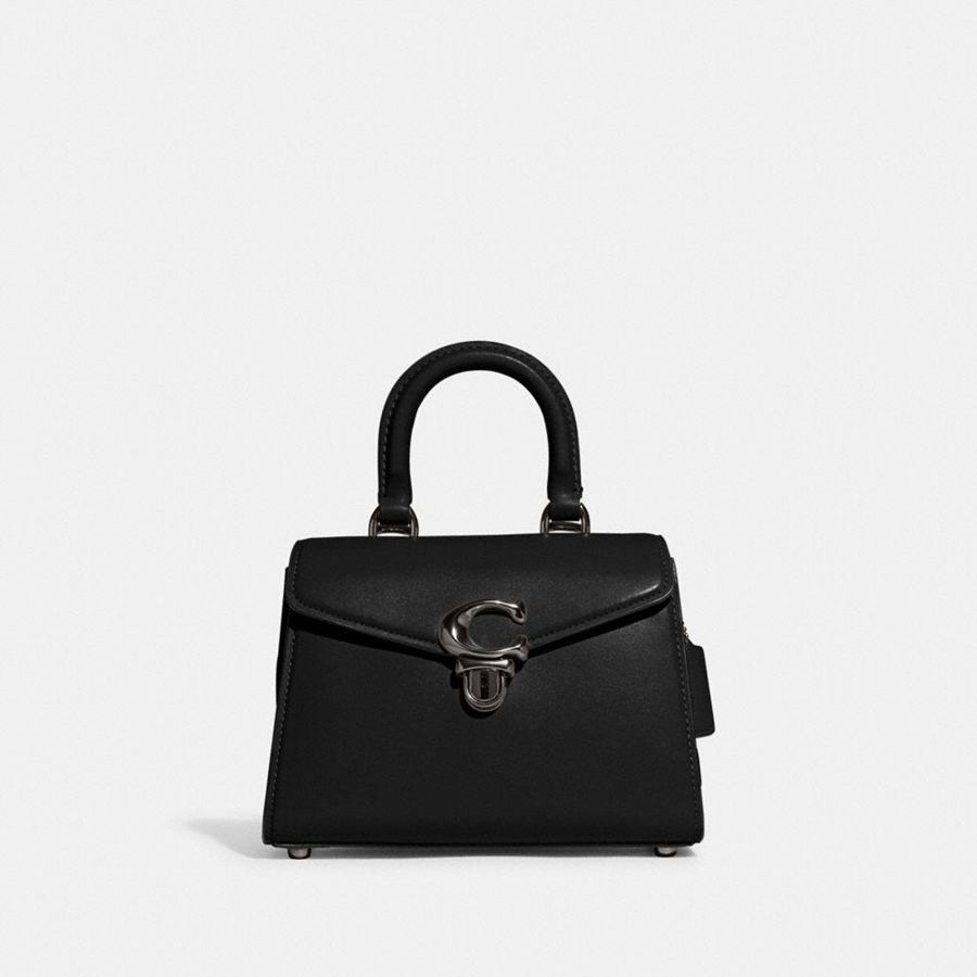 COACH® Sammy Top Handle 21 Women Tote Bags Black | RZYN49612