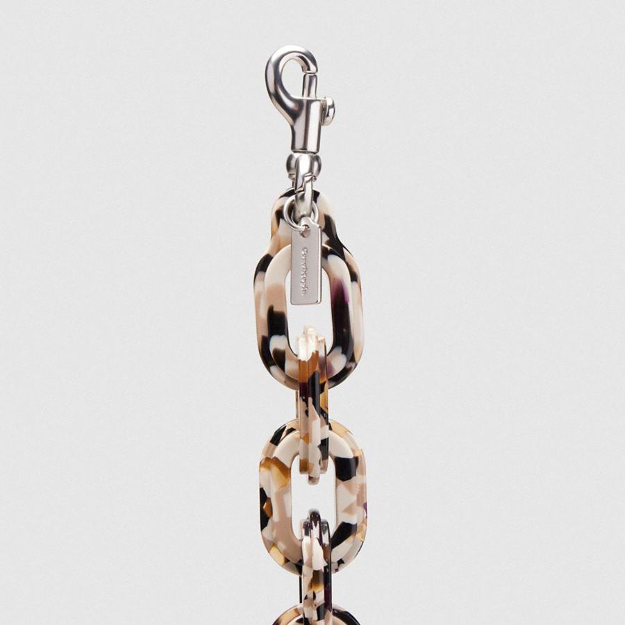 COACH® Short Chain Strap Women Charms Brown | ONJU36712