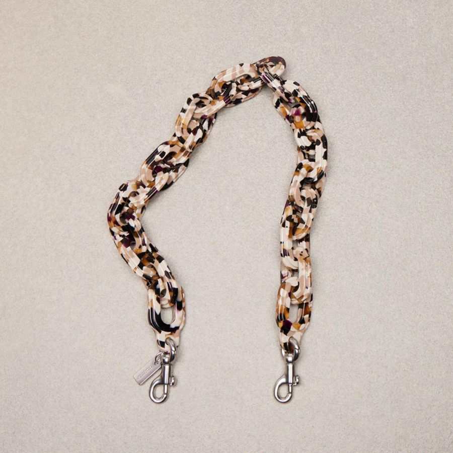 COACH® Short Chain Strap Women Charms Brown | ONJU36712