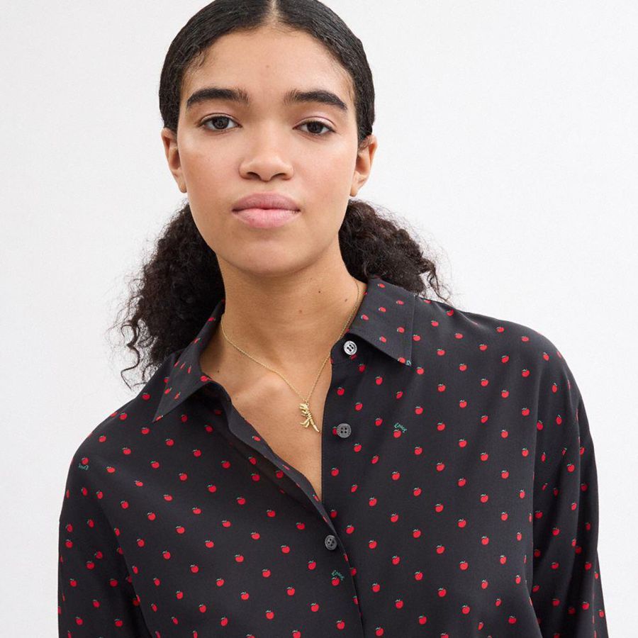 COACH® Skeletal Rexy Pendant Necklace Women Jewelry Gold | SUFN46739