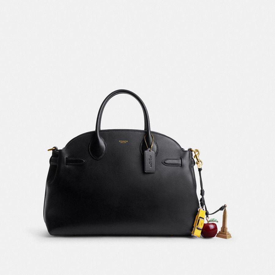 COACH® Small New York Cluster Bag Women Charms Black | YNUP57260