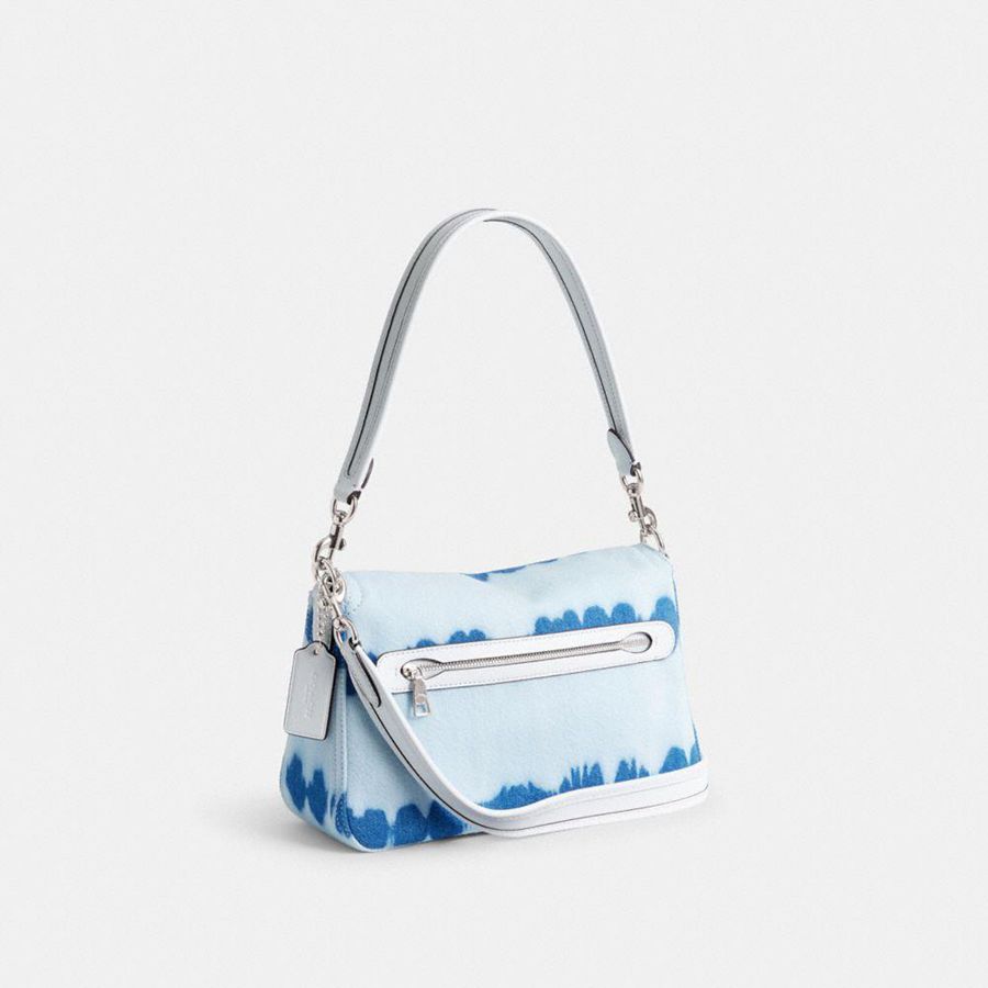 COACH® Soft Tabby With Tie Dye Women Shoulder Bag Blue | BXLH32581
