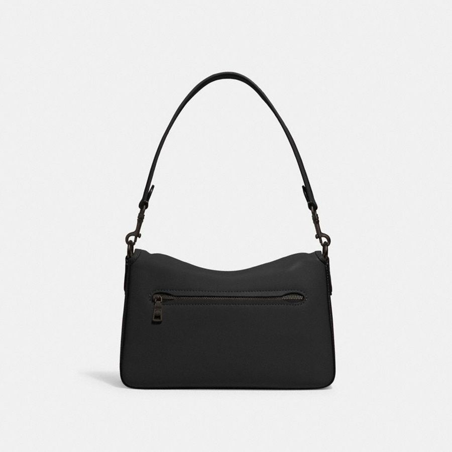 COACH® Soft Tabby Women Shoulder Bag Black | YQXO97081