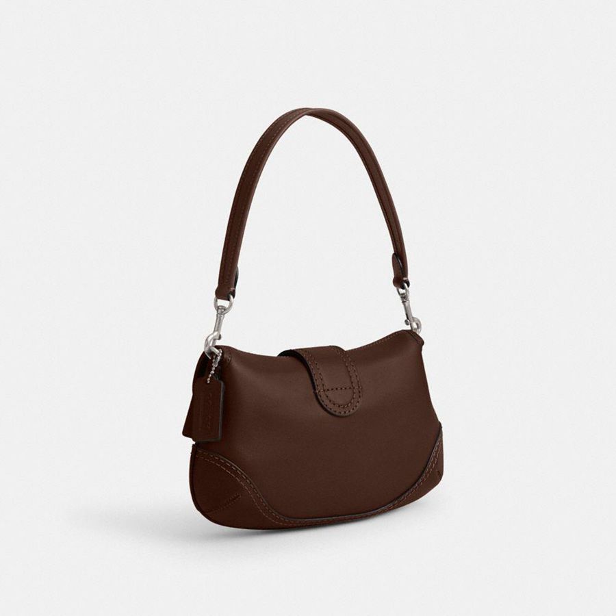 COACH® Soho Flap In Regenerative Leather Women Shoulder Bag Brown | NYXI70938