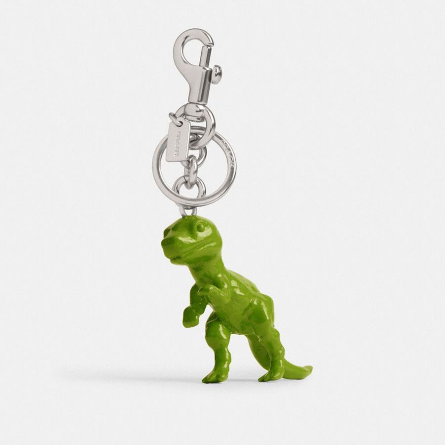 COACH® T Rex Bag Women Charms Green | QZBT58094