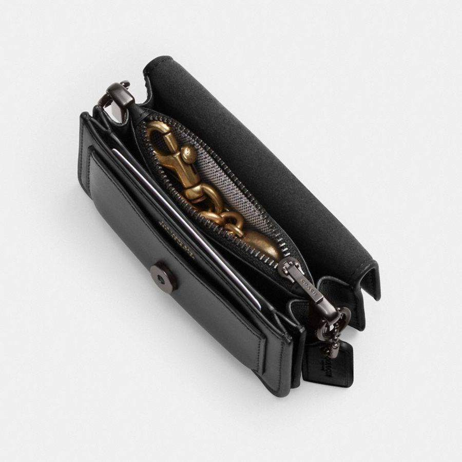 COACH® Tabby 12 Women Crossbody Bag Black | EPTL02398