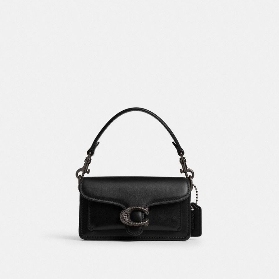 COACH® Tabby 12 Women Crossbody Bag Black | EPTL02398