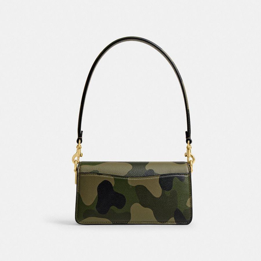 COACH® Tabby 20 With Camo Print Women Shoulder Bag Green | VSFQ49360