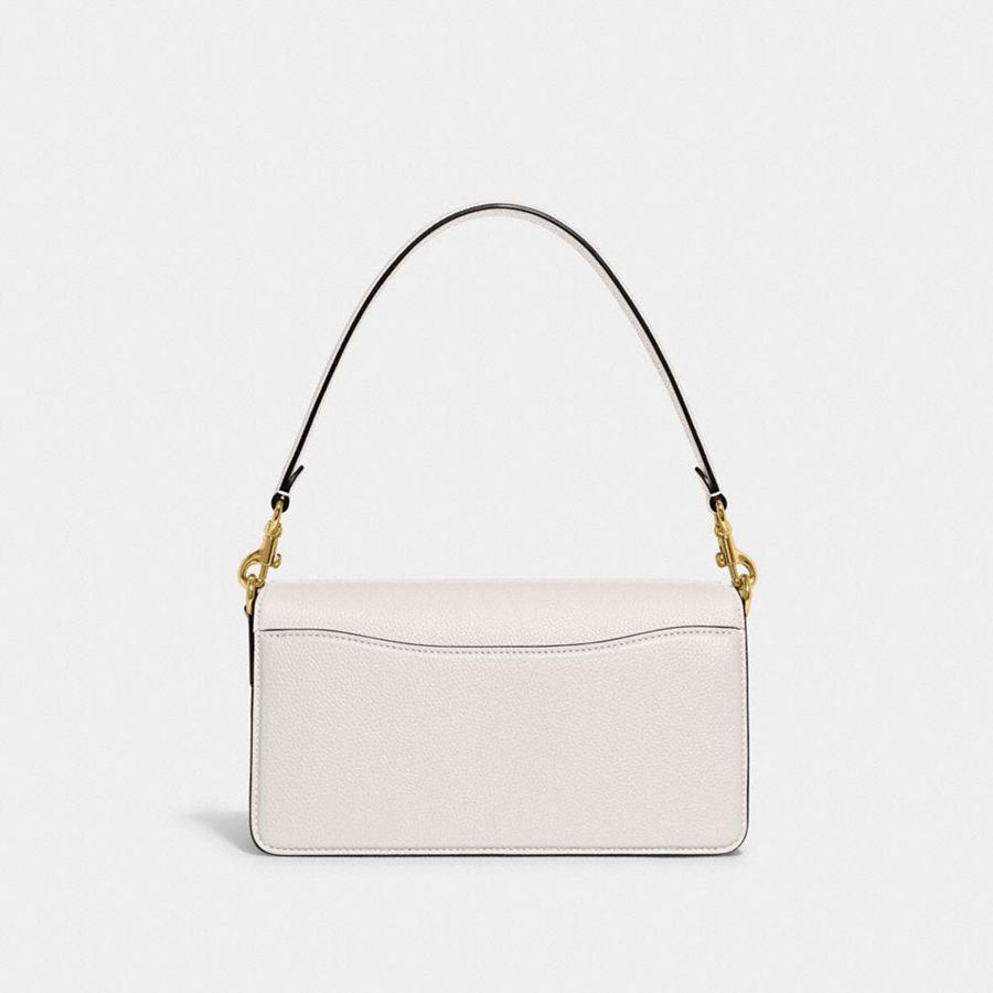 COACH® Tabby 26 Women Shoulder Bag White | QWPY36082