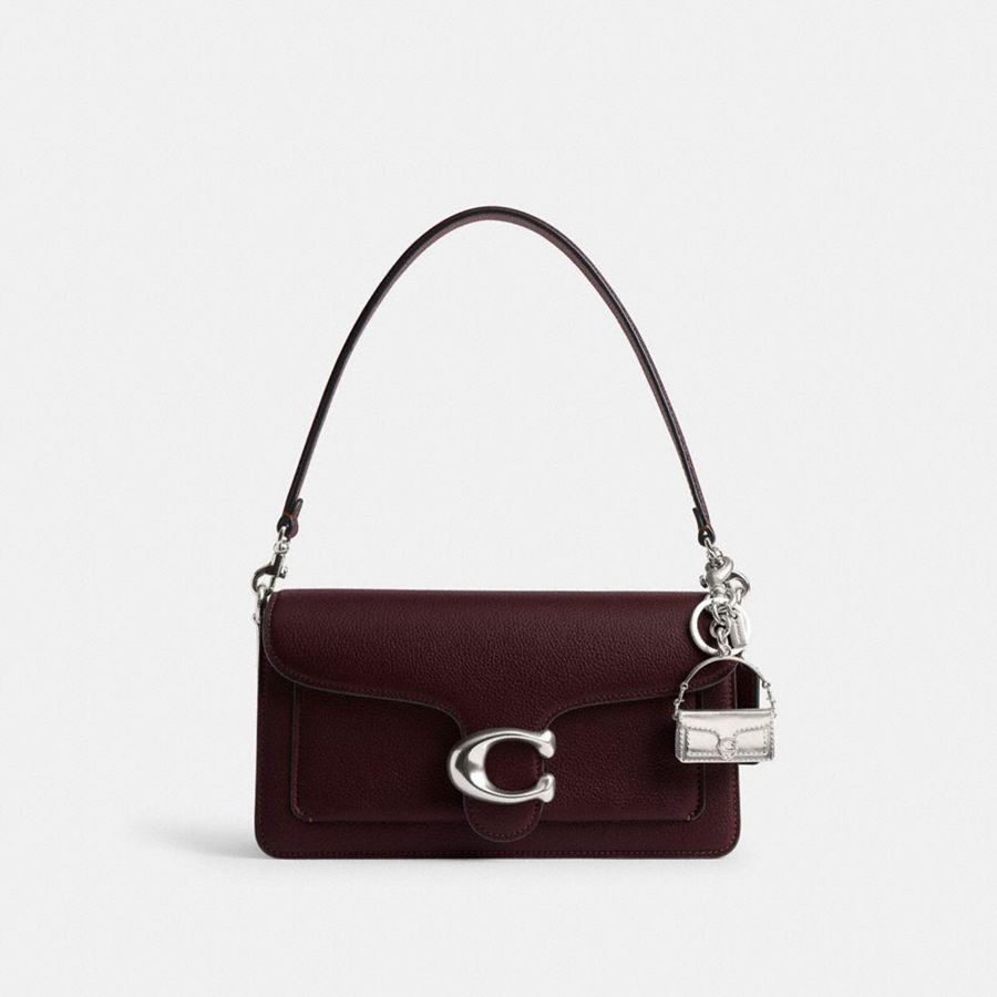 COACH® Tabby Bag Women Charms Silver | GYAW25743