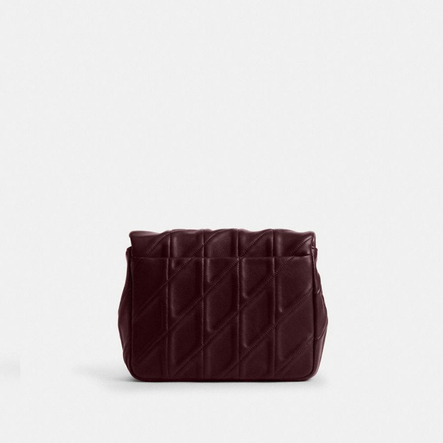 COACH® Times Square Tabby With Quilting Women Shoulder Bag Burgundy | AFMU04718