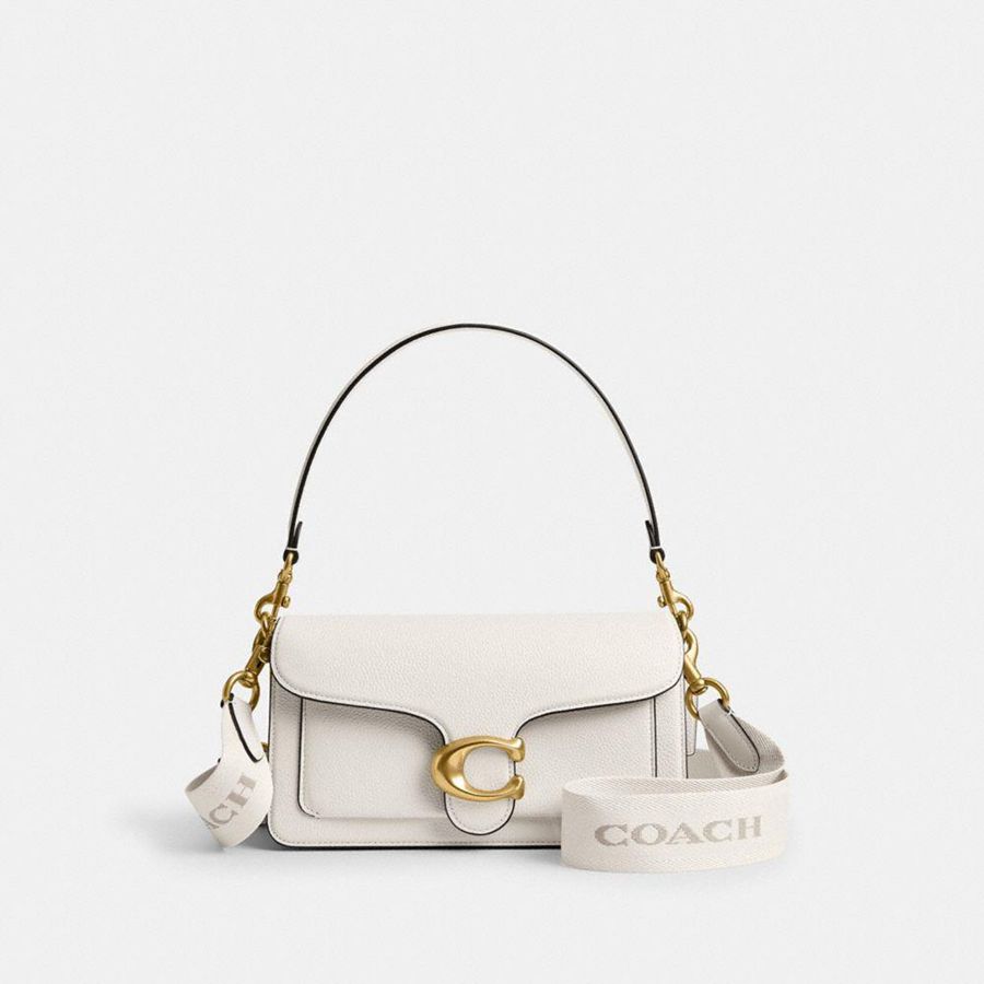 COACH® Tonal Signature Webbing Strap Women Charms Silver | GAOZ02354