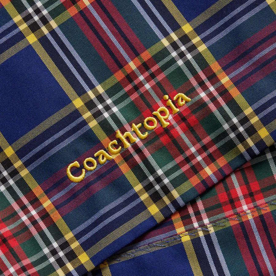 COACH® Topia Loop Mini With Plaid Pattern Women Skirt Blue | IEVP80234