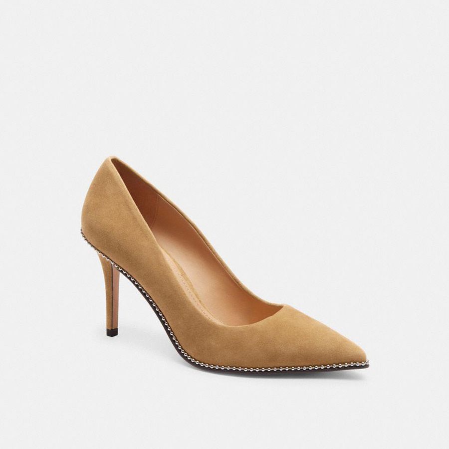 COACH® Waverly Women Pumps Brown | NUKV93516