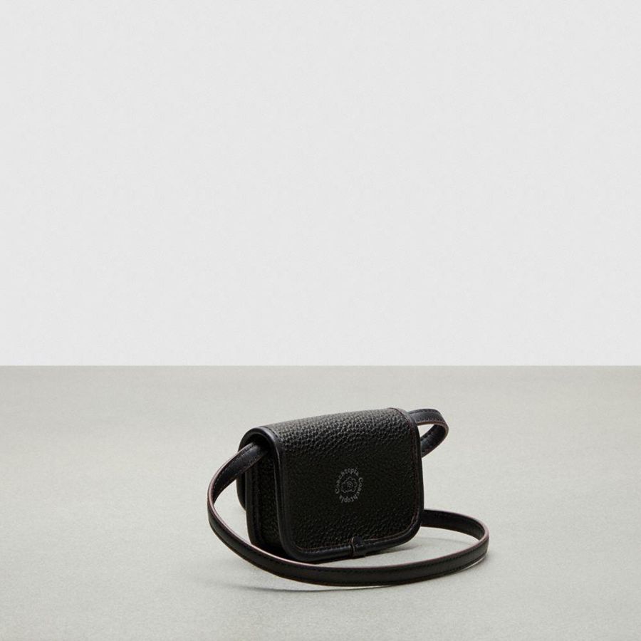 COACH® Wavy In Coachtopia Leather Women Wallet Black | HNBV70942