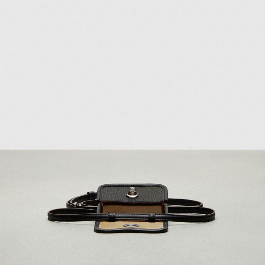 COACH® Wavy In Coachtopia Leather Women Wallet Black | HNBV70942