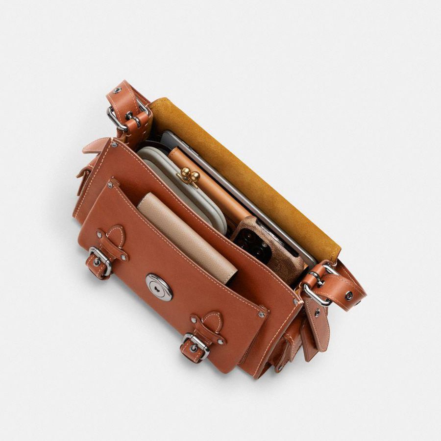 COACH® Western Tabby Women Shoulder Bag Brown | BVIF06783